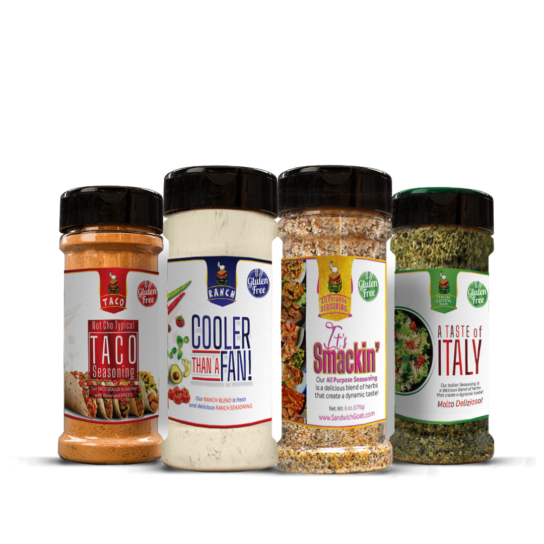 Sandwich Goat Seasonings 4 Play Seasoning Pack!